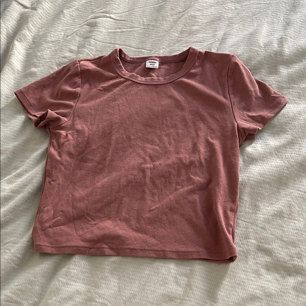 Sunday Best Dusty Rose Tee